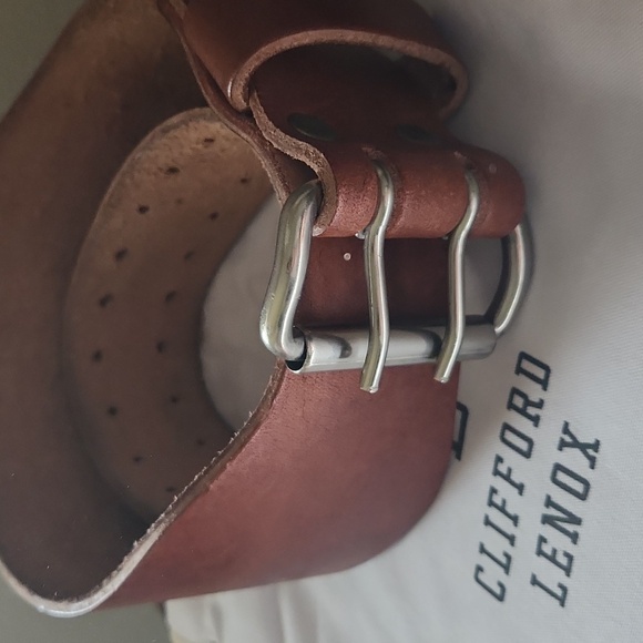 Leather Lifting Belt- Clifford Lenox - Picture 5 of 12